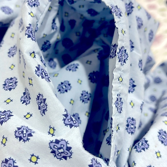 J.Crew like new cotton Poplin wide leg pajama pants with pockets sz XL - Picture 4 of 10